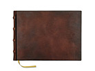 Gjestebok Hyttebok Cicero Vintage Lær Brun 240 x 170 mmproduct thumbnail #1