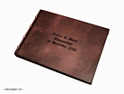 Gjestebok Hyttebok Cicero Vintage Lær Brun 240 x 170 mmproduct thumbnail #4
