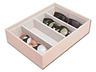 Ekstra Del Smykkeskrin Stackers Classic Rosa Deep 4 Sectionproduct thumbnail #1