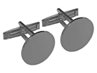Anatolio Mansjettknapper Runde 925 Sterling Sølv BRHproduct thumbnail #1