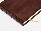 Gjestebok Hyttebok Cicero Vintage Lær Brun 300 x 210 mmproduct thumbnail #2