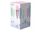Champagneglass LSA Polka Pastel 4-pakkproduct thumbnail #2