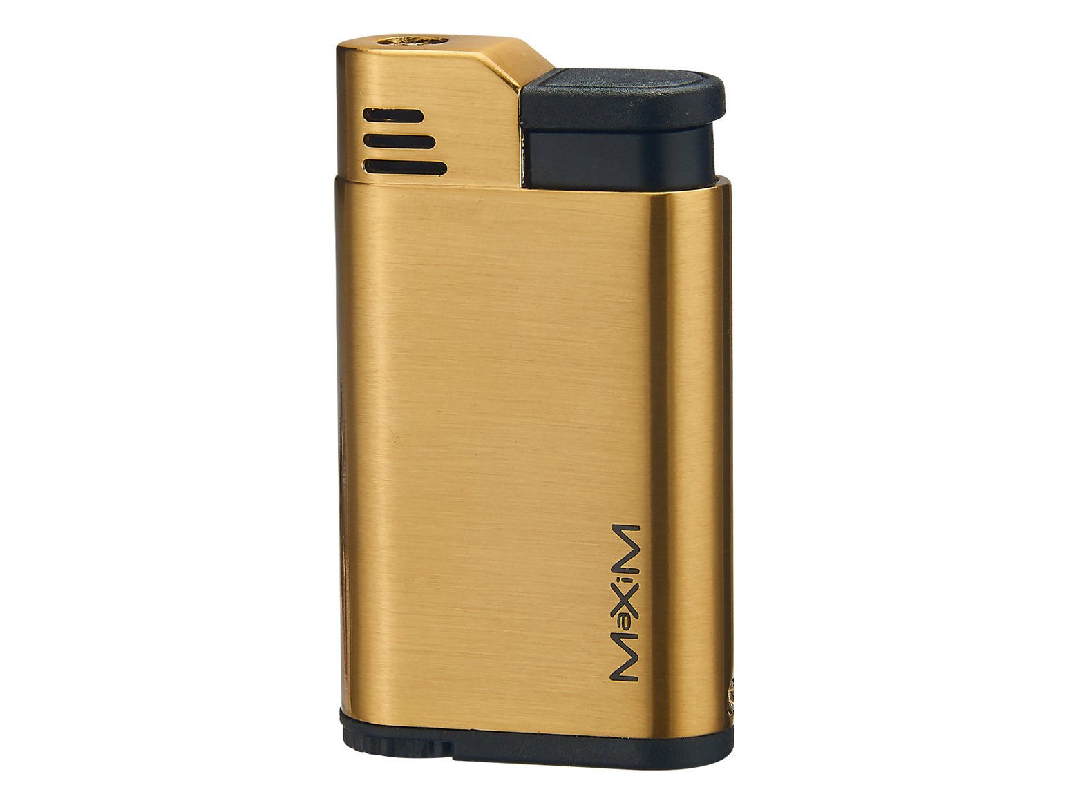 Gass Lighter Maxim Jetflame Brushed Goldproduct zoom image #1