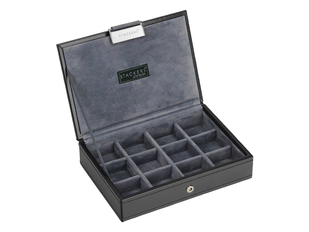 Oppbevaring Mansjettknapper Stackers Black Executiveproduct zoom image #1