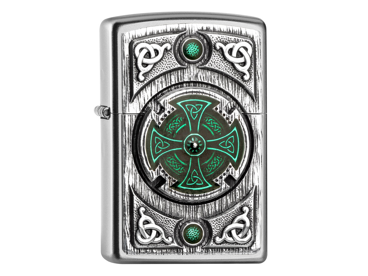 Product Image for Zippo Celtic Green Cross