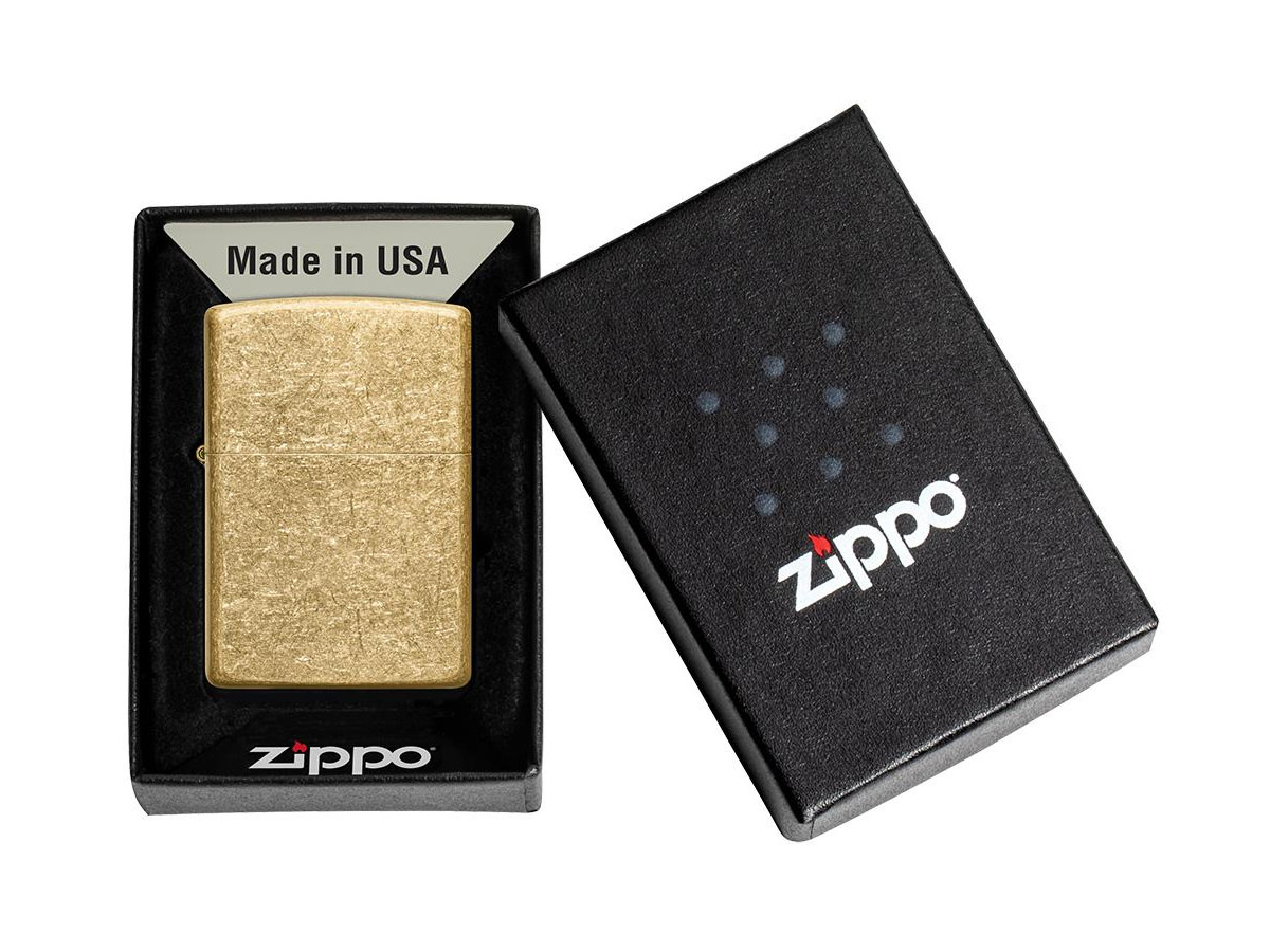 Zippo Tumbled Brassproduct zoom image #3