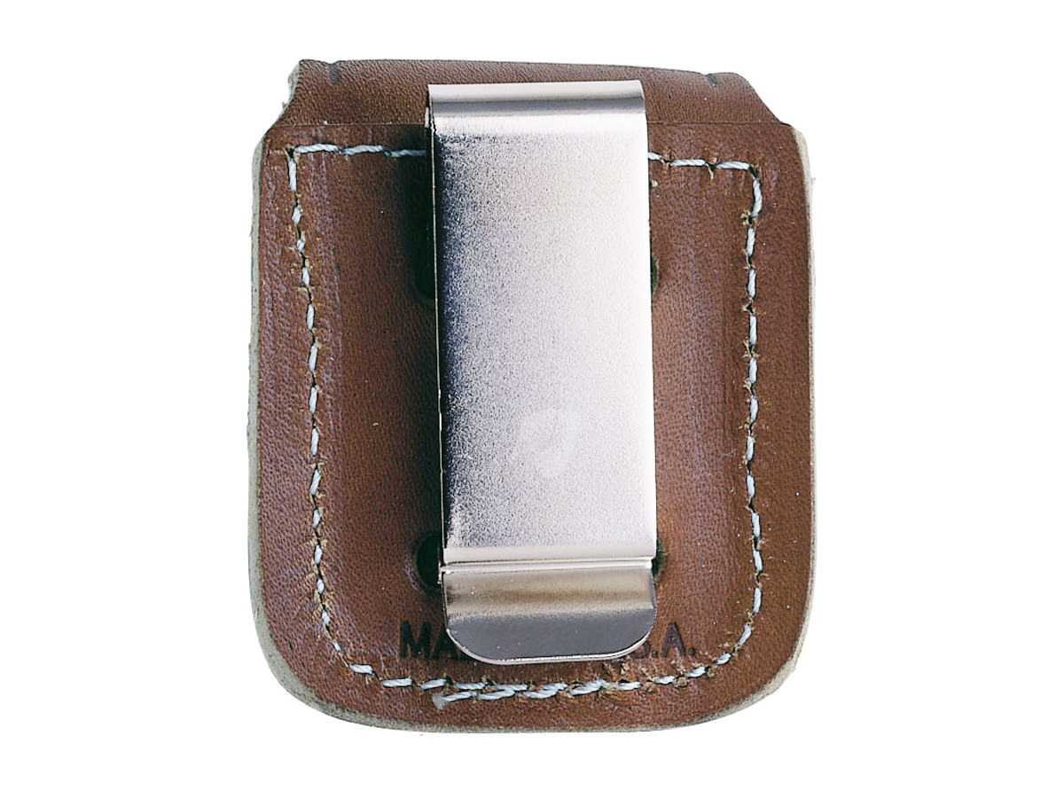 Zippo Holder Clip Lær Brunproduct zoom image #3