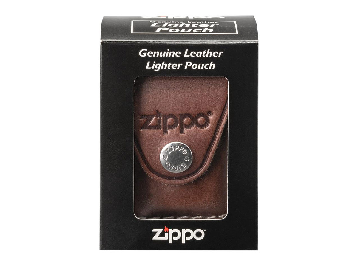 Zippo Holder Clip Lær Brunproduct zoom image #4