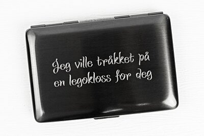 Jeg ville tråkket på en legokloss for deg